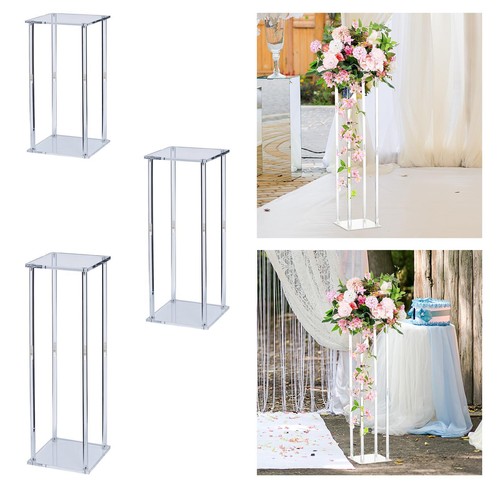 Acrylic vases wedding - acrylic,