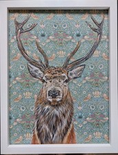 Original Large red stag deer