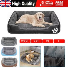 Extra Large Dog Bed Cat Pet Washable Cushion Puppy Mattress Soft Warm Calming UK
