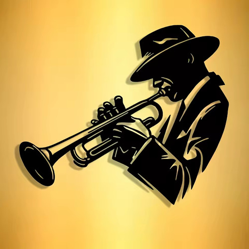 Elegant abstract art - elegant, trumpet