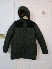 Barbour Jacket Size 14/15 XXL Olive Green