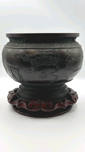 Japanese meiji style bronze - japanese,