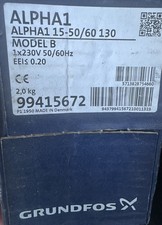 Grundfos Alpha1 Domestic Circulating Pump 15-50/60 130B 99415672