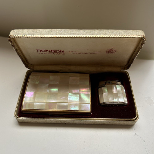 Ronson checkerboard metal - ronson,