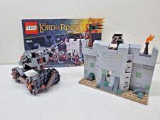 LEGO 9471 LOTR URUK - HAI ARMY + INSTRUCTIONS NO FIGURES BUILD ONLY Y8B4