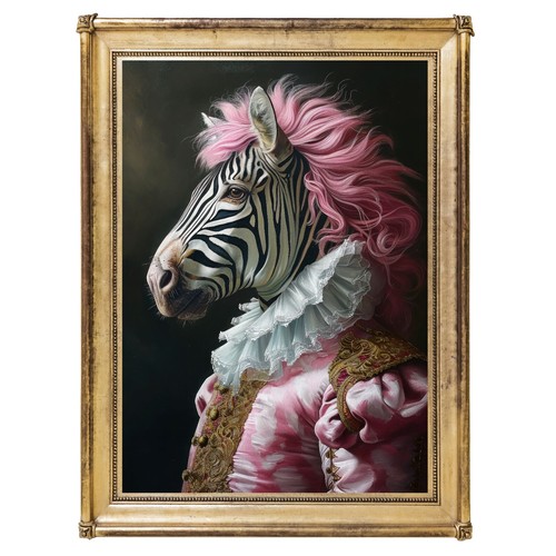 Zebra art print - zebra,