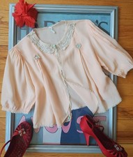 1930s Peach Rayon and Beige