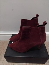 Dune Suede Leather Ankle Boots