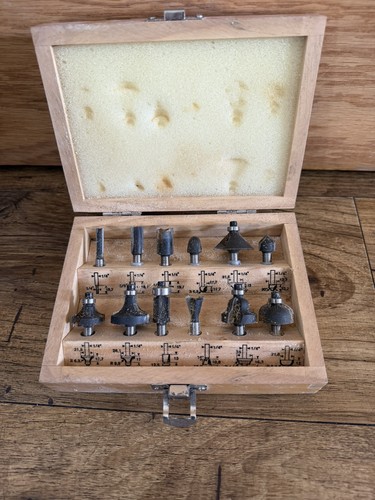 Vintage bosch router bit set - bit,