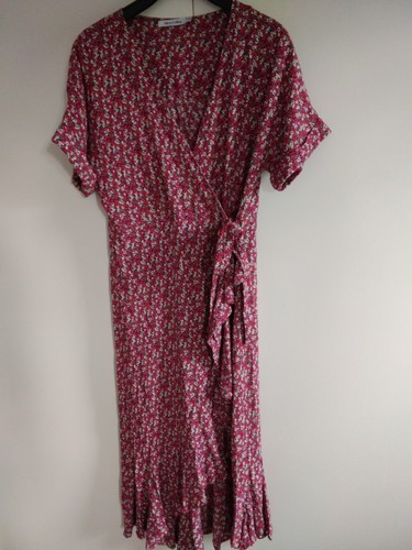 Alice collins wrap dress - dress, deep