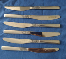 Viners Sheffield Love Story Stainless Steel-Six Salad Dessert Knives 20.0 cm