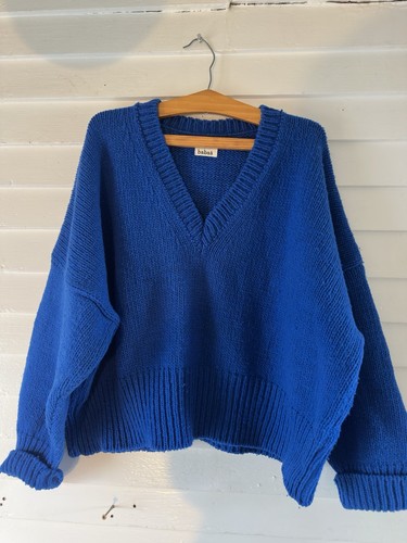 Babaa blue sweater - babaa, wool