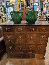 Antique Large collectors drawers, Apothecary Drawers, Oak, original