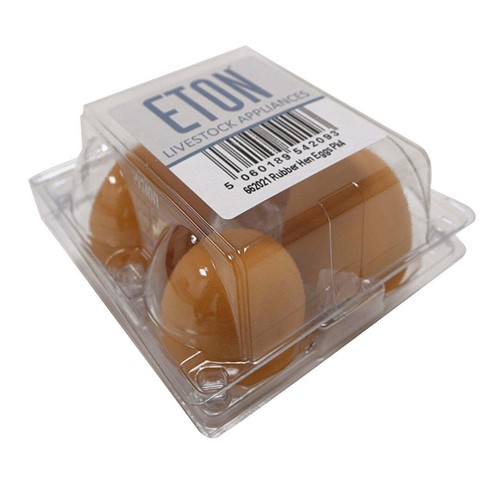 Eton rubber nest eggs - rubber, pack