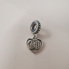 30th Celebration Years Of Love Anniversary Birthday Charm Pandora 