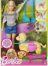 BARBIE• Walk & Potty Pup Doll Puppy and Accessories  Dolls & dogs Playset