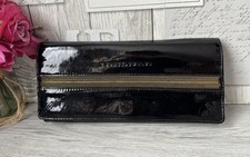 Beautiful Twenty8Twelve By S.Miller Black Patent Leather Clutch Bag Wristlet Bag