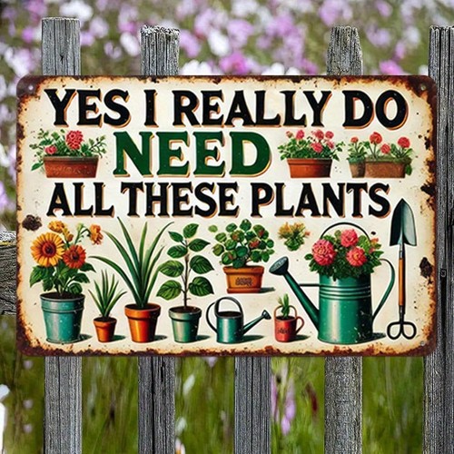 Garden signs plaques - &,