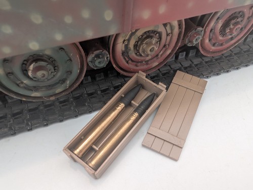 King tiger 88mm shell - 1/16,