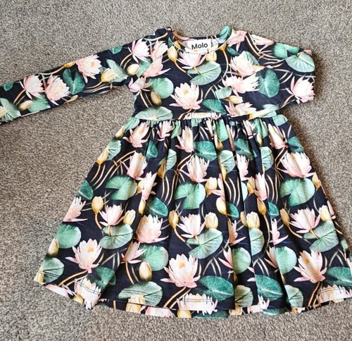 Molo girls long sleeved dress - girls,