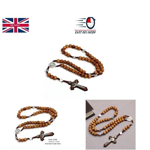 Wood beads rosary - wood, prayer