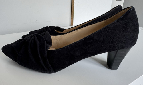 New gabor black suede - new,