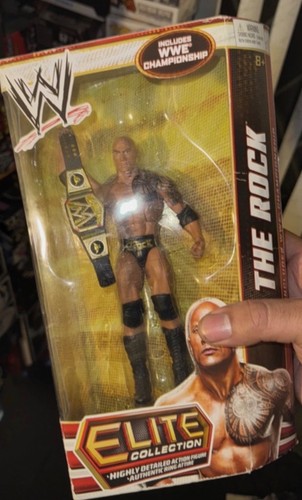 Wwe mattel elite the rock - mattel,