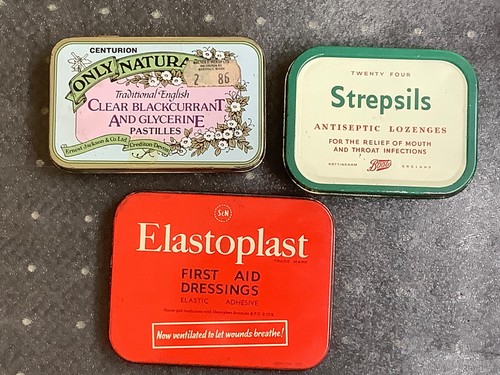 Vintage tins elastoplast - -,