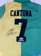 Eric Cantona Signed Manchester