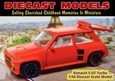 RENAULT 5 GT TURBO IN RED; SPECIAL MAJORETTE 1:56 SCALE DIECAST MODEL CAR #210B