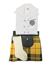 Macleod Of Lewis Tartan Baby Adjustable Kilt Outfit, Hose, Sporran 0-24 Months
