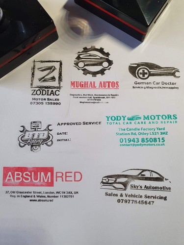 Your garage service stamp - ,