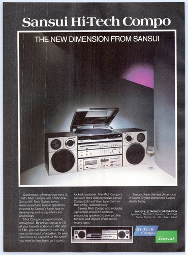 Sansui tech compo midi - hi-tech,