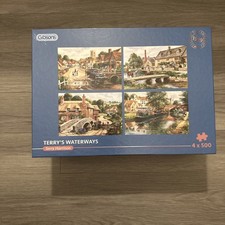 Terry’s Waterways 4 x 500 P Gibsons Jigsaw Puzzles. Outstanding -  FREE DELIVERY