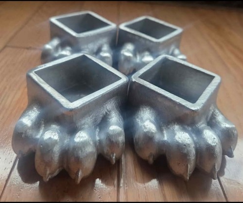 Wood stove bear paw feet - stove,