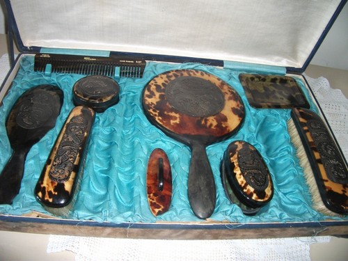 Antique faux tortoise - faux,