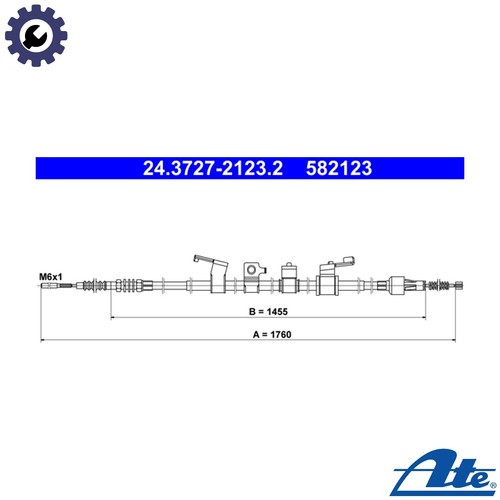 Cable pull parking - parking, brake