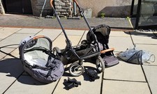 Mutsy EVO Urban Nomad In Grey Travel System Pram Pushchair