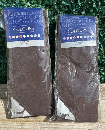 Chocolate brown flat - x,