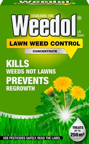 Weedol lawn weedkiller kills - lawn,