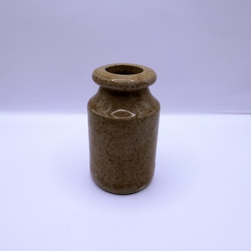 Vintage stoneware ink pot - vintage,