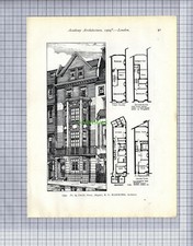 24 CHARLES STREET MAYFAIR LONDON   RG Hammond - 1909 Book Print