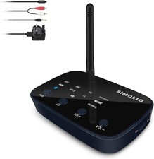 SIMOLIO JH-211 Long Range Bluetooth Receiver for HiFi w/ EQ & VOL Control,aptX/