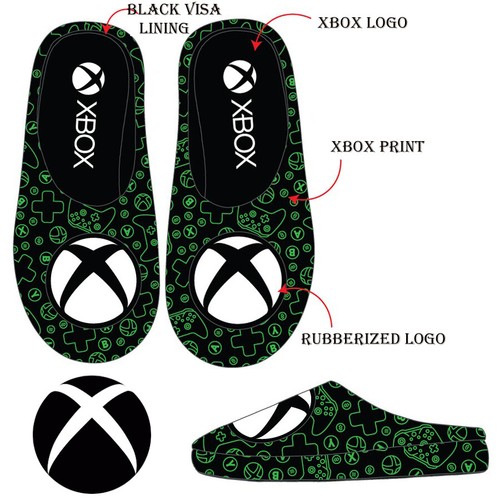 Mens xbox novelty - xbox, slippers