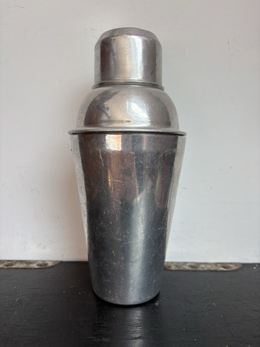 Vintage cocktail shaker with - vintage,