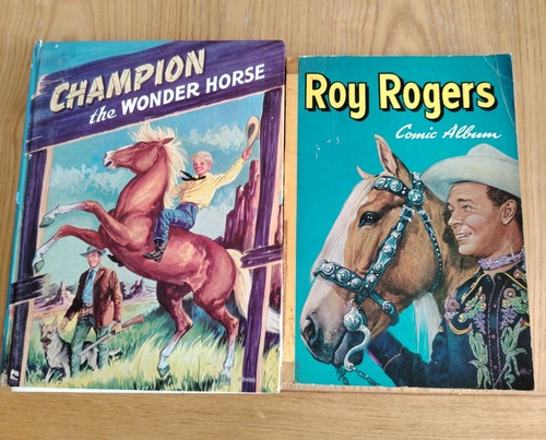 Vintage roy rogers comic album - roy,