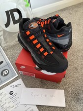 Nike Air Max 95 Black Hyper Crimson - UK 10 - 110’s for £110 - FV4710-002 🔥