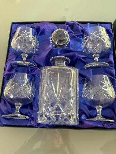 Bohemia crystal decanter - bohemia,