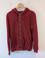 Primark Mens Red Burgundy Zip