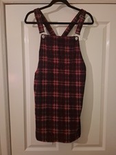 Womens Cord Dungaree Dress